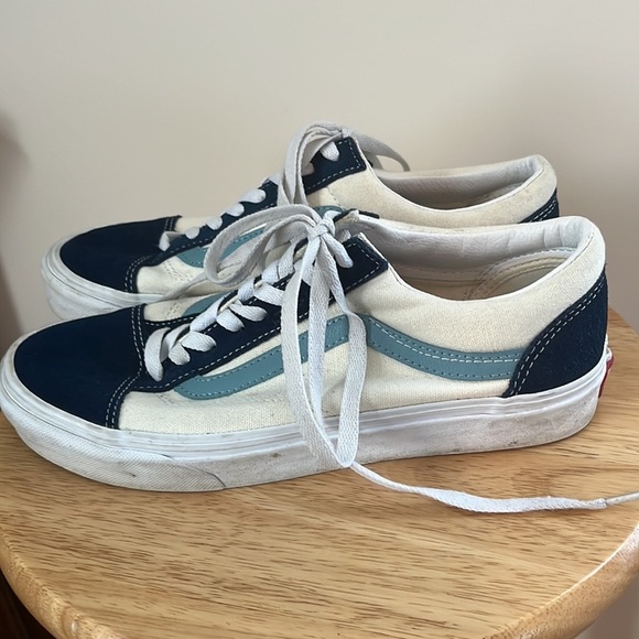 Vans Style 36 Retro Sport Gibraltar Sea Skate Casual Men 8 Women’s 9.5 Blue - Picture 3 of 8